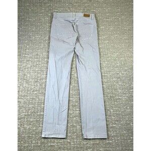 Zara Man Basic 5 Pocket Flat Front Solid Gray Pants Men's 30 chino